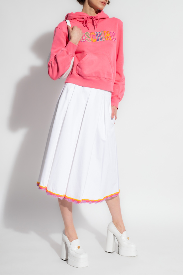 【送料&関税込】Moschino Pleated Skirt White Pleated skirt Moschino - SchaferandweinerShops Bulgaria